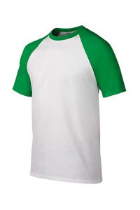 Gildan 白色/綠色FH030短袖男装T恤 76500 撞色顯瘦彈力T恤 透氣T恤 T恤供應商 T恤價格
